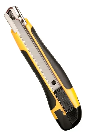 Estilete Profissional Emborrachado 18mm Com Trava