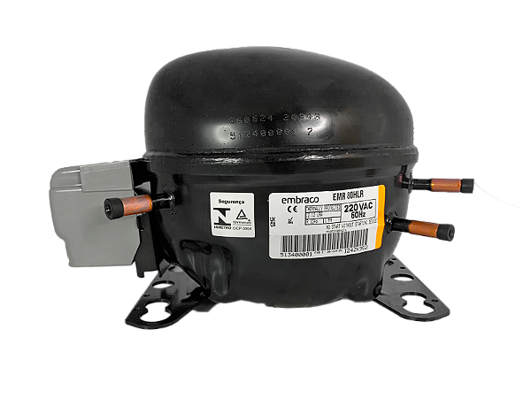 Motor Compressor Embraco 1/4+ R134a EMR80HLR 220V