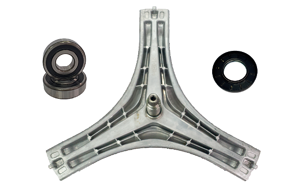 Eixo Tripé Lava E Seca Samsung com Rolamentos Wf428 Wf431 Wf438 Wf448 DC97-14421A