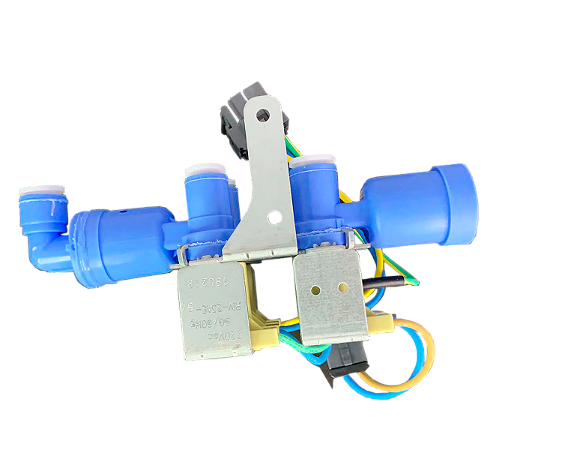Válvula De Água Tripla Para Geladeira Electrolux Dm85x A06239402 220v