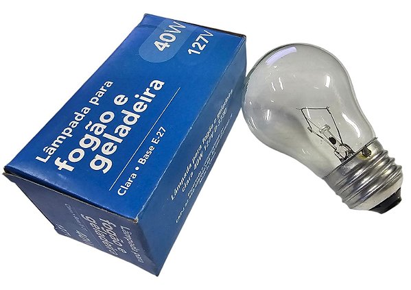 Lampada 40W 110v E27 Para Fogao E Geladeira