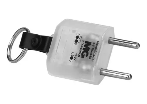 Plugue Macho Testador De Tensão 110/220v