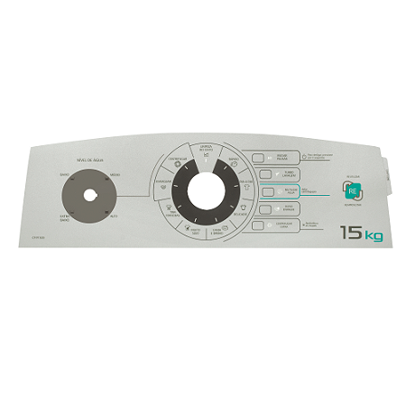 Painel Decorativo Lavadora Colormarq LCA 15KG (Compatível)