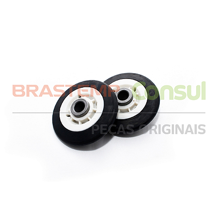 Kit Roldana Para Secadora Brastemp Bsi10 Bsi24 Bsr10
