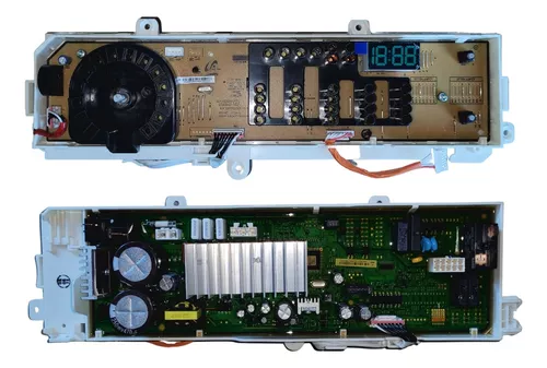 Placa Principal + Placa Display DC92-02225F 127V Lavadora Samsung WW11J4473PW Original