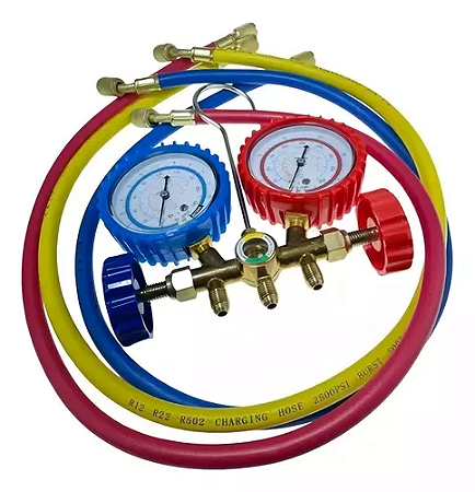 Manifold R404a R134a R22 R12 Refrigeração E Automotivo Ar Condicionado