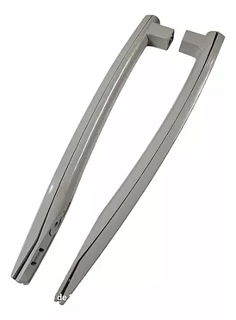 2 Puxadores Geladeira Bosch Kdn49 Orig - 641557/641540