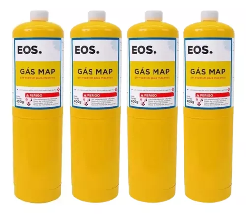 Kit C/4 Refil Gás Map Maçarico 400g