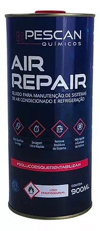 Fluido De Limpeza Air Repair 900ml Pescan Subistituto 141b