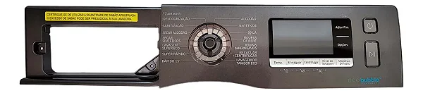 Moldura Painel De Controle Lava E Seca Samsung Dc97-21736p Original