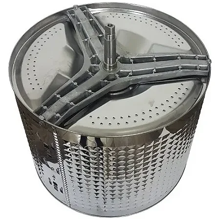 Cesto Inox + Eixo Tripé Lavadora Dc97-17686f Ww10j44530w Original