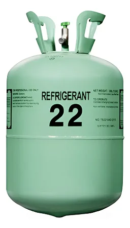 Gás R22  13,6kg Botija Fluído Refrigerant Ar Condicionado