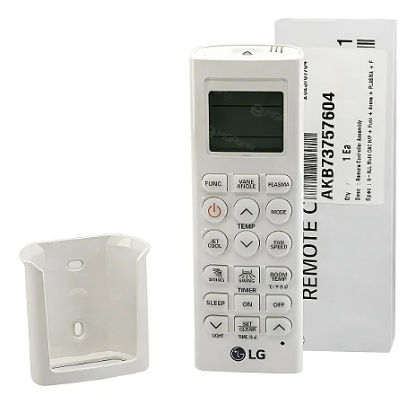 Controle Remoto Para Ar Condicionado LG Akb73455712 Cor Branco