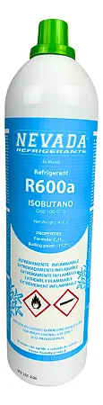 Fluido Refrigerante R600 R600a Para Geladeira Freezer 420gr