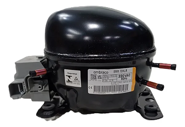 Compressor Embraco 1/5 220v 60hz R134a Emr70hlr