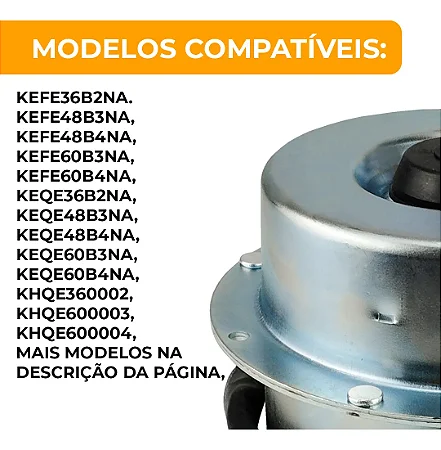 Motor Ventilador Cond 36000 A 80000 Btus Ydk110 H-6 Compativel Elgin