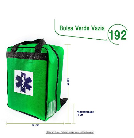 Bolsa 192 Vazia Verde- Almofadada