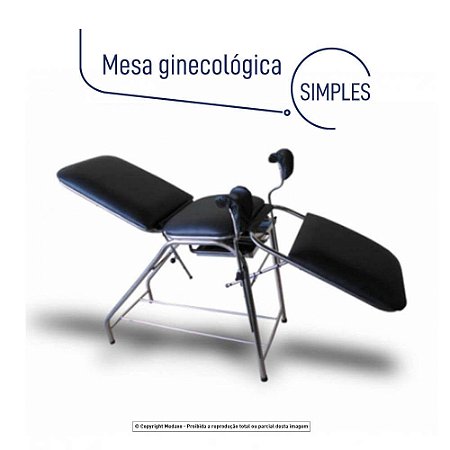 Mesa Ginecológica Simples Esmaltado MS