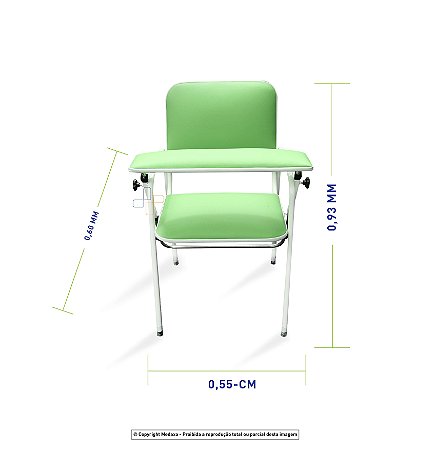 Cadeira Para Coleta De Sangue - Verde