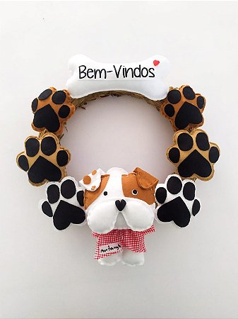 Guirlanda Patinhas Boas-vindas com 1 Pet