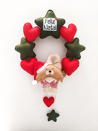 Guirlanda Natalina Estrelas com 1 pet