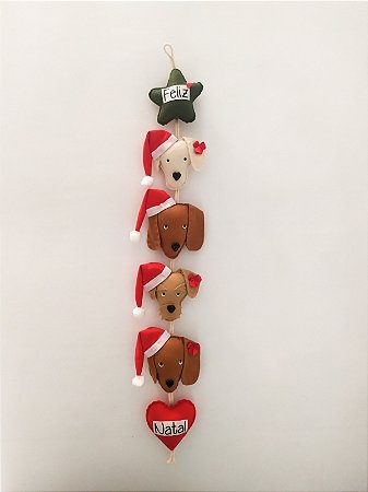 Móbile Natalino Estrelas - 4 pets