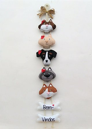 Móbile Charme Boas-vindas - 5 Pets