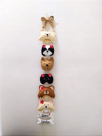 Móbile Charme Boas-vindas - 6 Pets