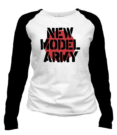 Camiseta manga longa feminina - New Model Army