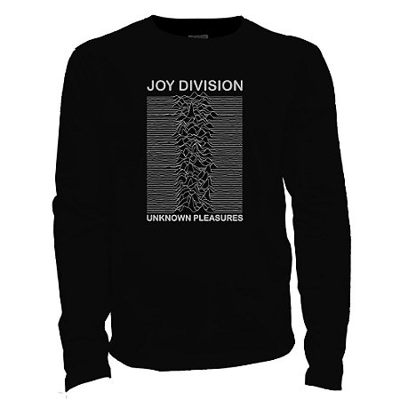 Camiseta manga longa - Joy Division - Unknown Pleasures.