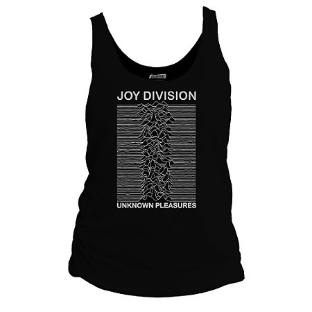 Camiseta regata feminina - Joy Division - Unknown Pleasures.