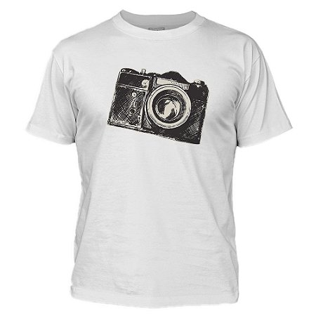 Camiseta Câmera Fotográfica