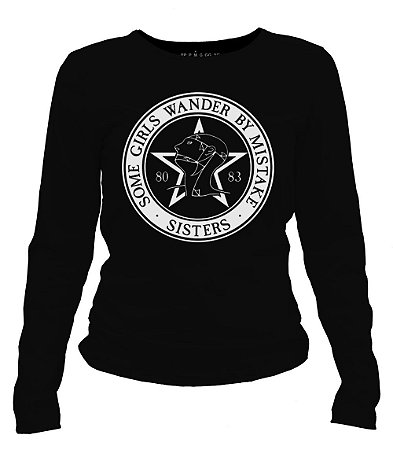 Camiseta manga longa feminina - The Sisters of Mercy - Some Girls Wander by Mistake