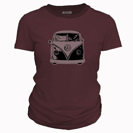 Camiseta feminina - Kombi.