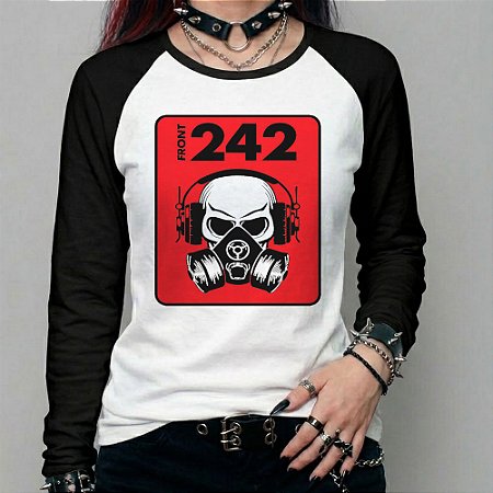 Camiseta manga longa feminina - Front 242.