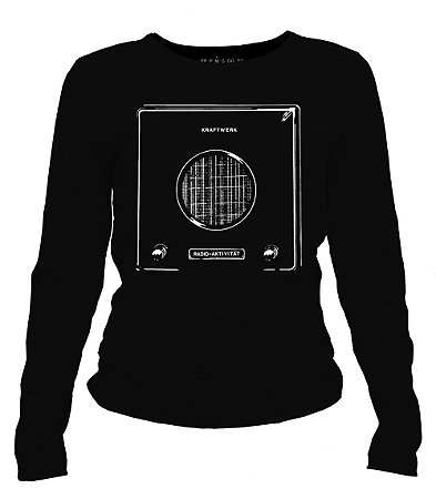 Camiseta manga longa feminina - Kraftwerk - Radio Aktivität.