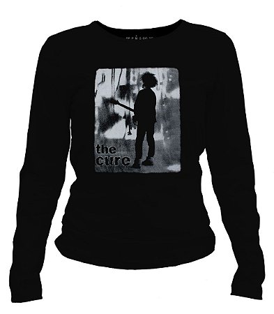 Camiseta manga longa feminina - The Cure.