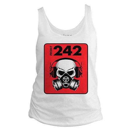 Camiseta regata feminina - Front 242.