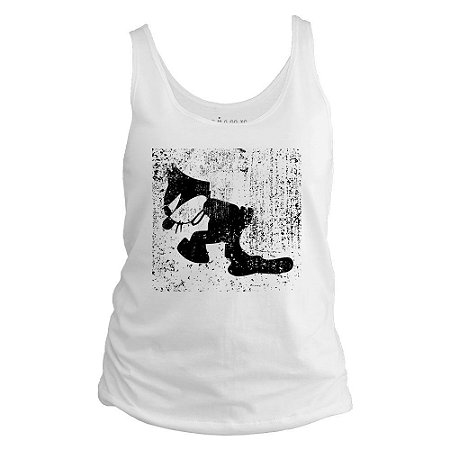 Camiseta regata feminina - Gato Félix Bravo.