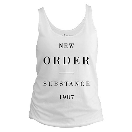 Camiseta regata feminina - New Order - 1987