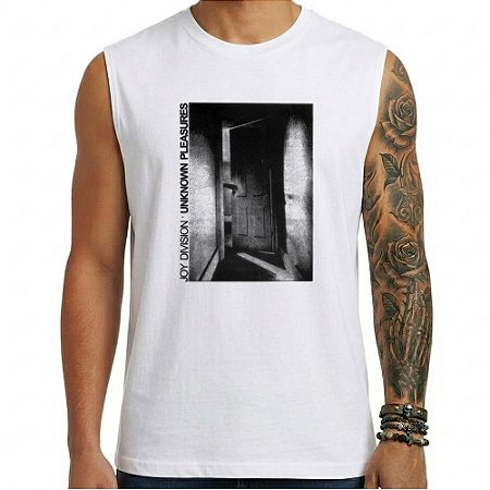 Camiseta regata masculina - Joy Division - Unknown Pleasures - B.