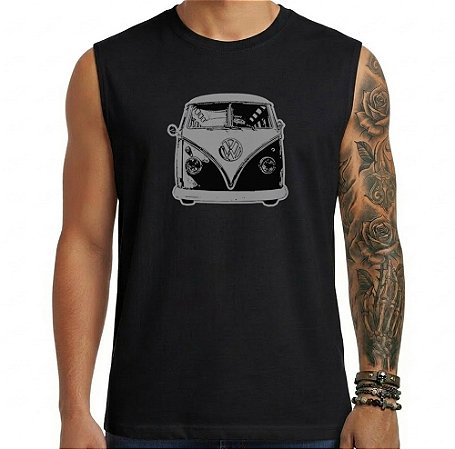 Camiseta regata masculina - Kombi.