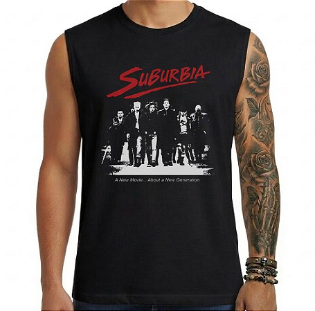 Camiseta regata masculina - Suburbia