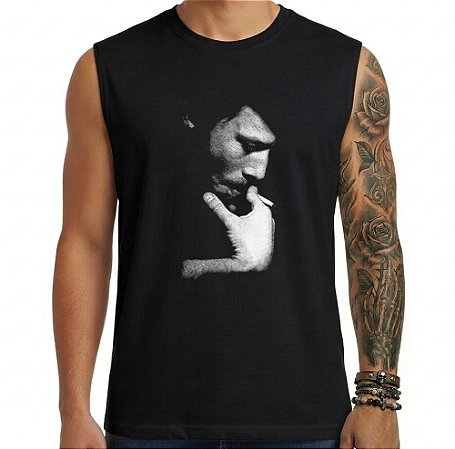 Camiseta regata masculina - Tom Waits.
