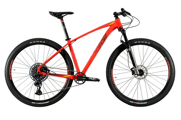 Bicicleta MTB Oggi Big Weel 7.5 Vermelha/Preta/Amarela 2021