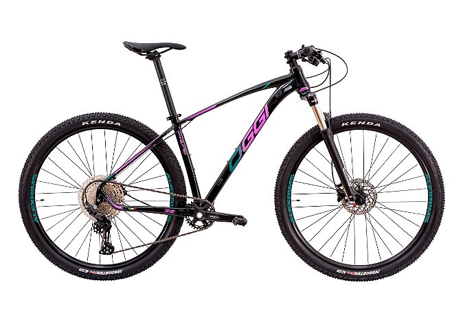 Bicicleta Oggi Big Wheel 7.2 2022 Preto/Verde/Pink 2022