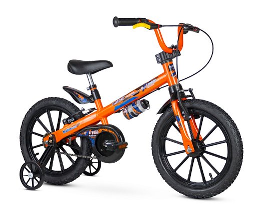 Bicicleta Aro 16 - Extreme Laranja