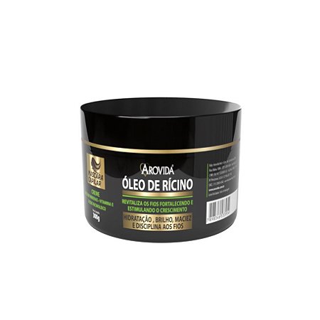 Máscara Creme Óleo de Rícino - Caixa com 12 unidades