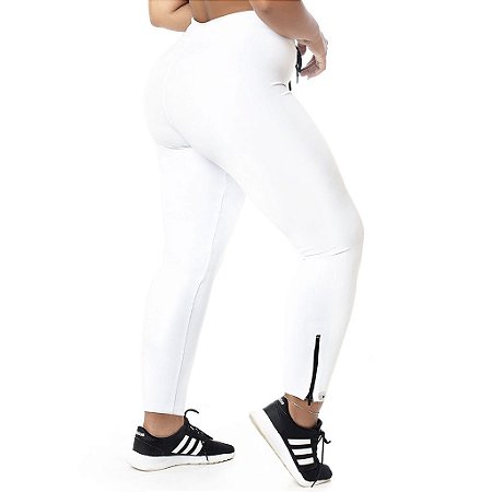 short branco legging