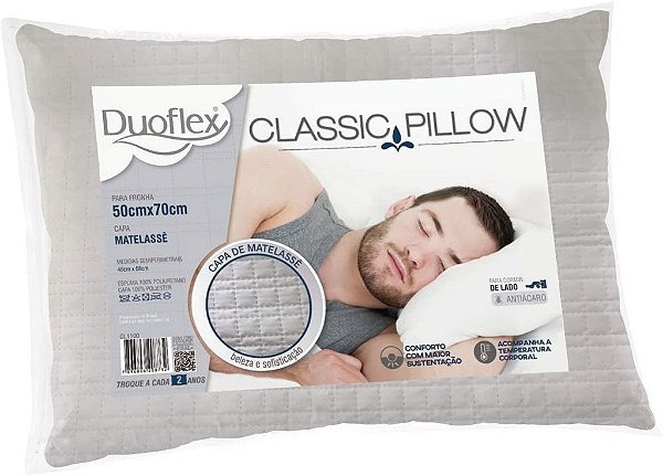 Travesseiro Classic Pillow - DuoFlex - Revolution Colchões